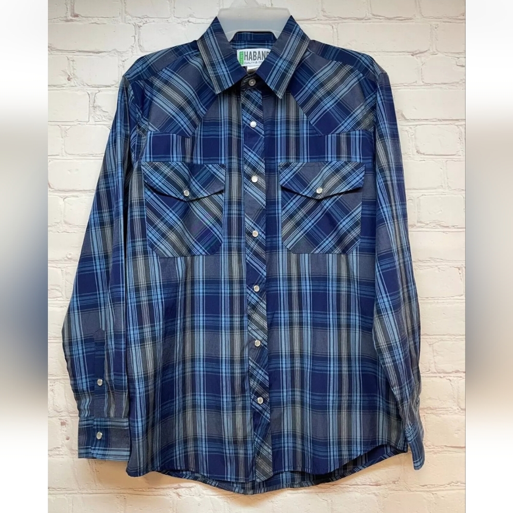 Haband Mens Pearl Snap 4XL shirt
